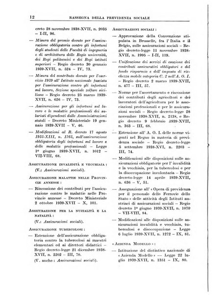 Rassegna della previdenza sociale assicurazioni e legislazione sociale, infortuni e igiene del lavoro