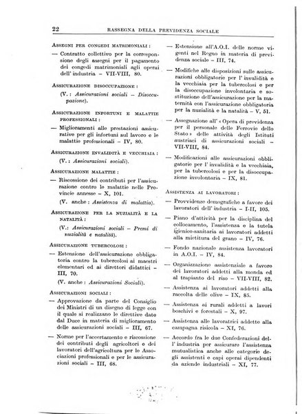 Rassegna della previdenza sociale assicurazioni e legislazione sociale, infortuni e igiene del lavoro