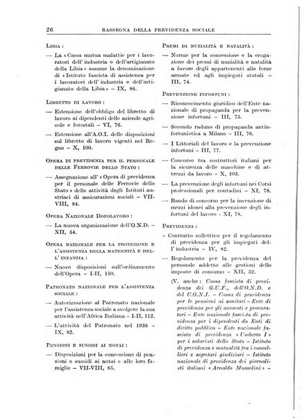 Rassegna della previdenza sociale assicurazioni e legislazione sociale, infortuni e igiene del lavoro