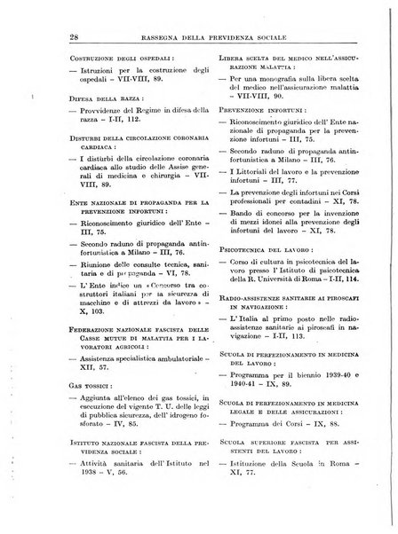 Rassegna della previdenza sociale assicurazioni e legislazione sociale, infortuni e igiene del lavoro