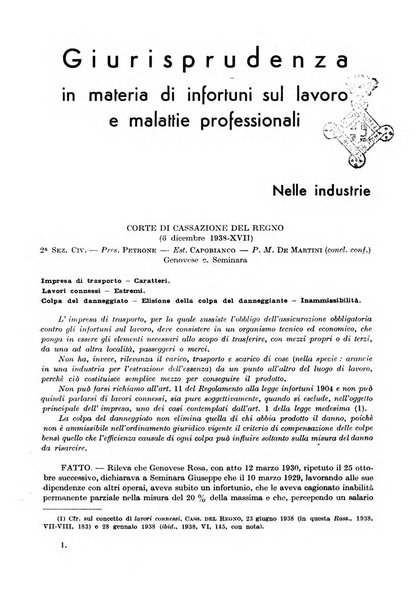 Rassegna della previdenza sociale assicurazioni e legislazione sociale, infortuni e igiene del lavoro