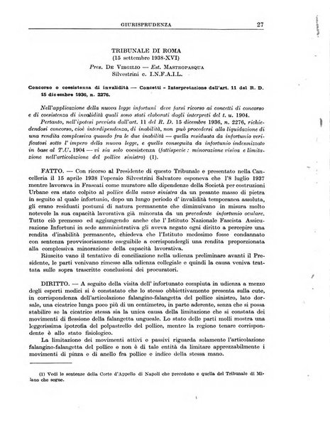 Rassegna della previdenza sociale assicurazioni e legislazione sociale, infortuni e igiene del lavoro