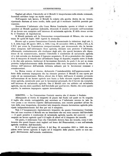 Rassegna della previdenza sociale assicurazioni e legislazione sociale, infortuni e igiene del lavoro