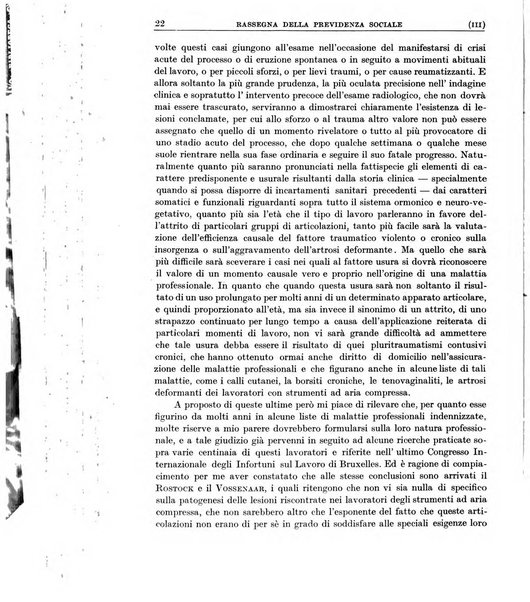 Rassegna della previdenza sociale assicurazioni e legislazione sociale, infortuni e igiene del lavoro