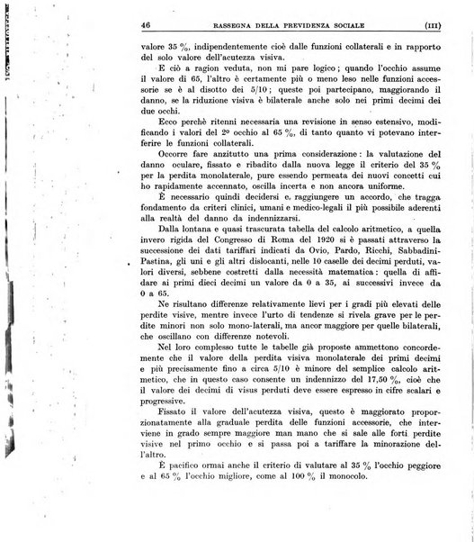 Rassegna della previdenza sociale assicurazioni e legislazione sociale, infortuni e igiene del lavoro