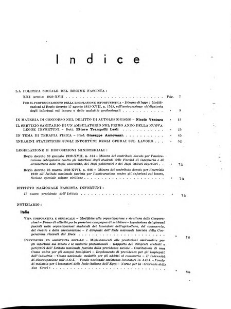 Rassegna della previdenza sociale assicurazioni e legislazione sociale, infortuni e igiene del lavoro