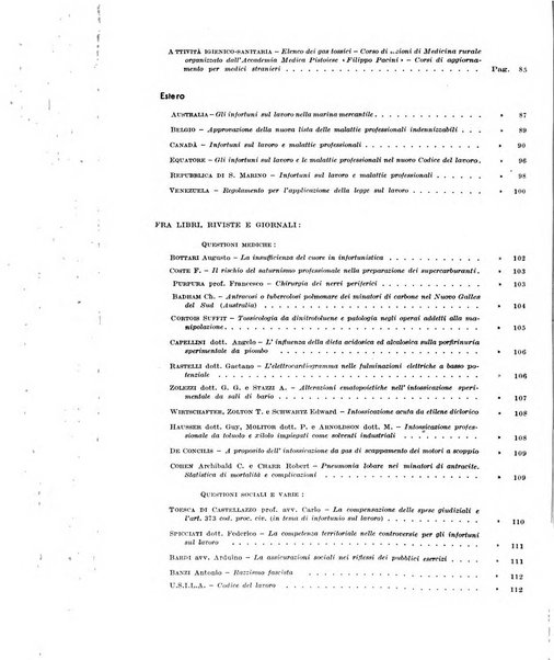 Rassegna della previdenza sociale assicurazioni e legislazione sociale, infortuni e igiene del lavoro