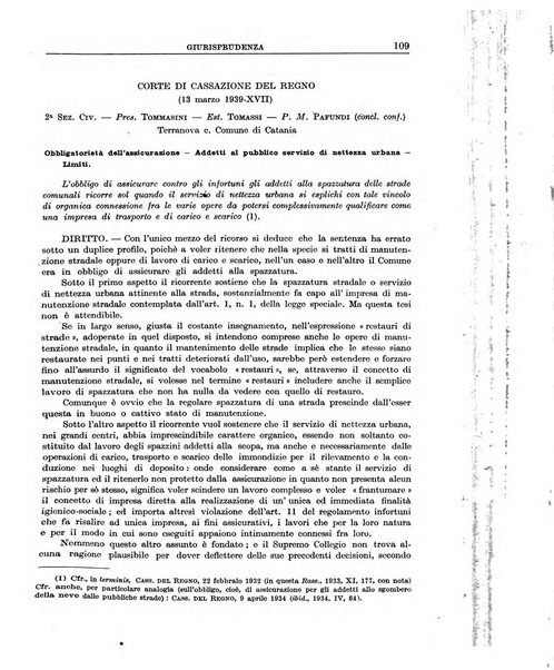 Rassegna della previdenza sociale assicurazioni e legislazione sociale, infortuni e igiene del lavoro