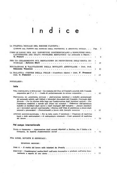 Rassegna della previdenza sociale assicurazioni e legislazione sociale, infortuni e igiene del lavoro