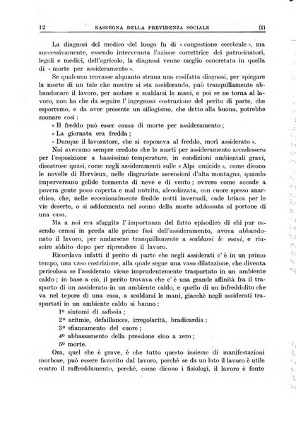 Rassegna della previdenza sociale assicurazioni e legislazione sociale, infortuni e igiene del lavoro