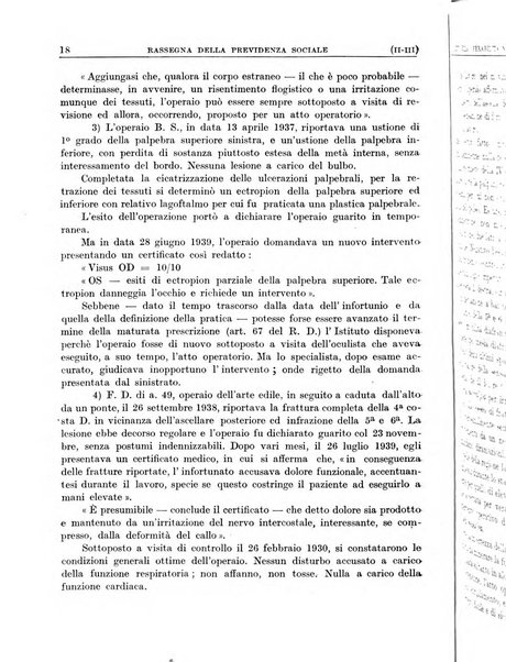 Rassegna della previdenza sociale assicurazioni e legislazione sociale, infortuni e igiene del lavoro