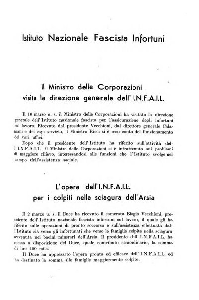 Rassegna della previdenza sociale assicurazioni e legislazione sociale, infortuni e igiene del lavoro