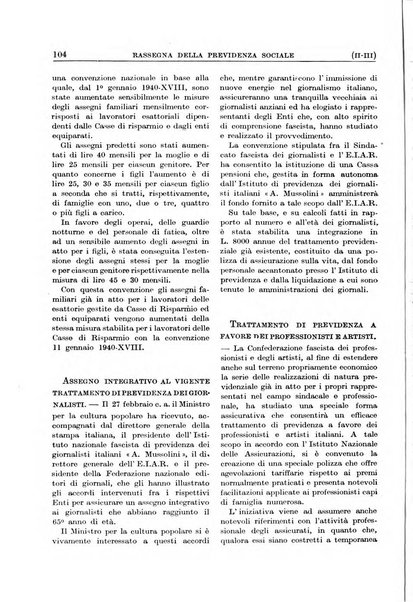 Rassegna della previdenza sociale assicurazioni e legislazione sociale, infortuni e igiene del lavoro