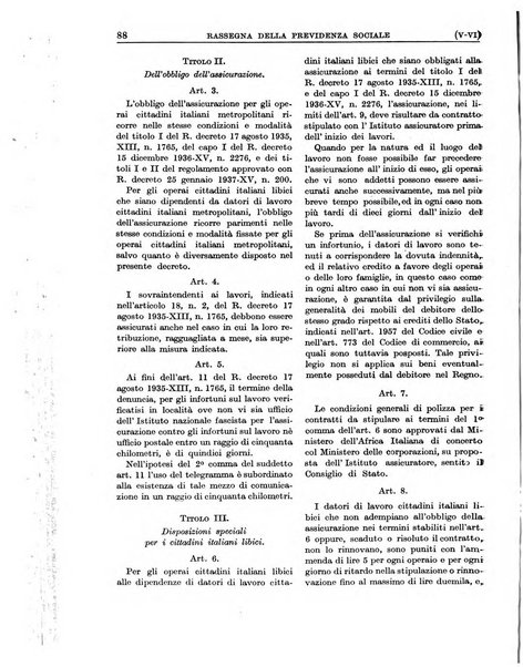 Rassegna della previdenza sociale assicurazioni e legislazione sociale, infortuni e igiene del lavoro