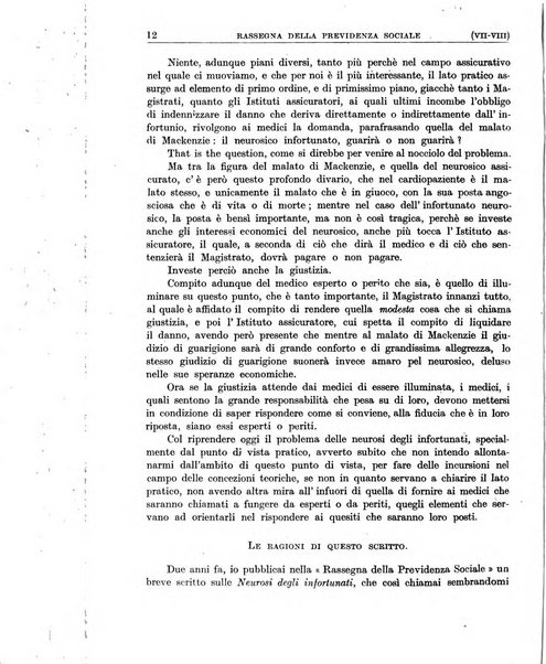 Rassegna della previdenza sociale assicurazioni e legislazione sociale, infortuni e igiene del lavoro