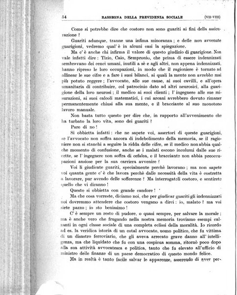 Rassegna della previdenza sociale assicurazioni e legislazione sociale, infortuni e igiene del lavoro