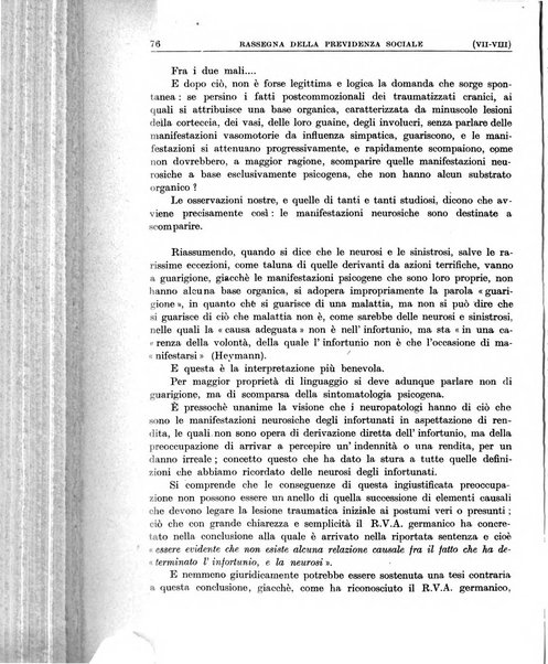 Rassegna della previdenza sociale assicurazioni e legislazione sociale, infortuni e igiene del lavoro