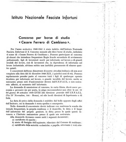 Rassegna della previdenza sociale assicurazioni e legislazione sociale, infortuni e igiene del lavoro