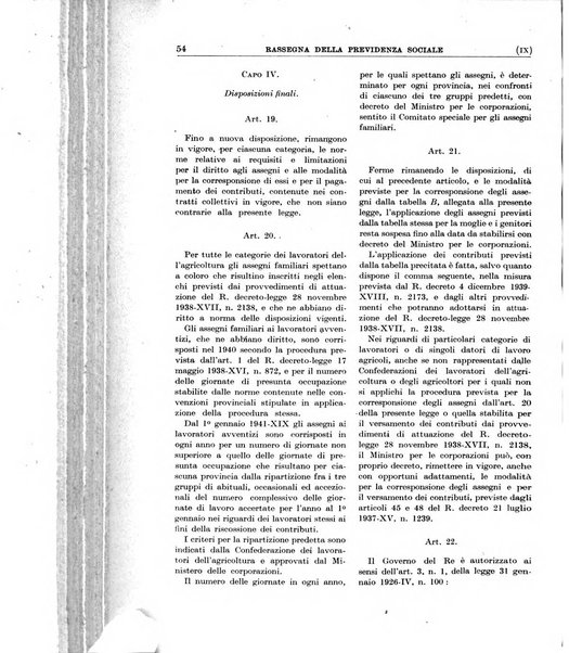 Rassegna della previdenza sociale assicurazioni e legislazione sociale, infortuni e igiene del lavoro