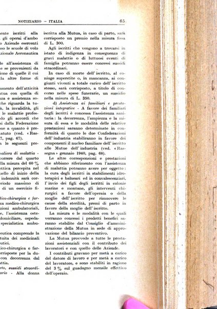 Rassegna della previdenza sociale assicurazioni e legislazione sociale, infortuni e igiene del lavoro