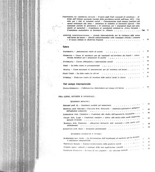 Rassegna della previdenza sociale assicurazioni e legislazione sociale, infortuni e igiene del lavoro