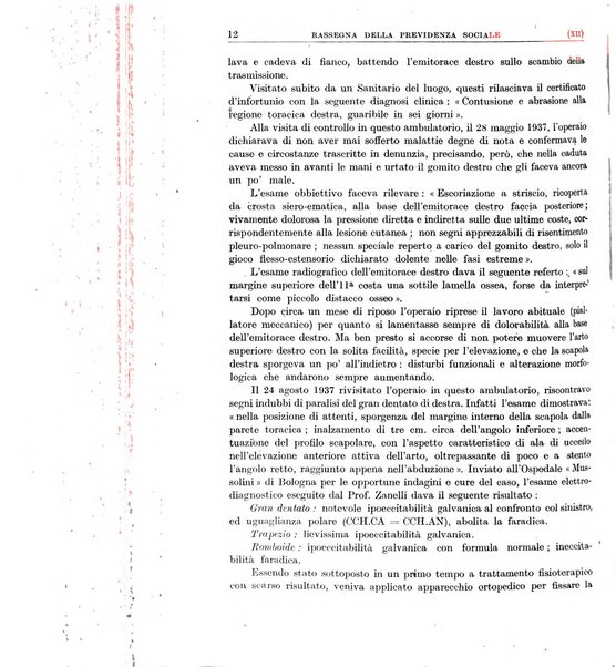 Rassegna della previdenza sociale assicurazioni e legislazione sociale, infortuni e igiene del lavoro