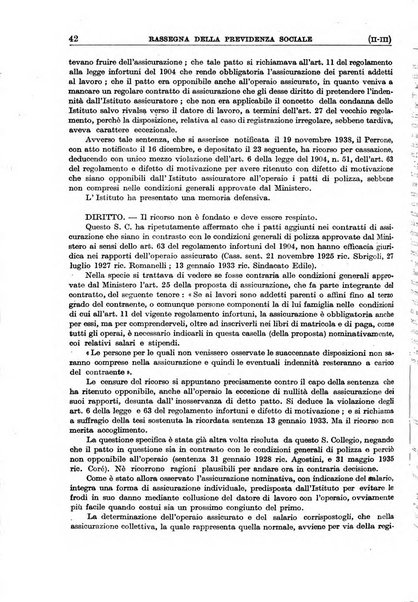 Rassegna della previdenza sociale assicurazioni e legislazione sociale, infortuni e igiene del lavoro