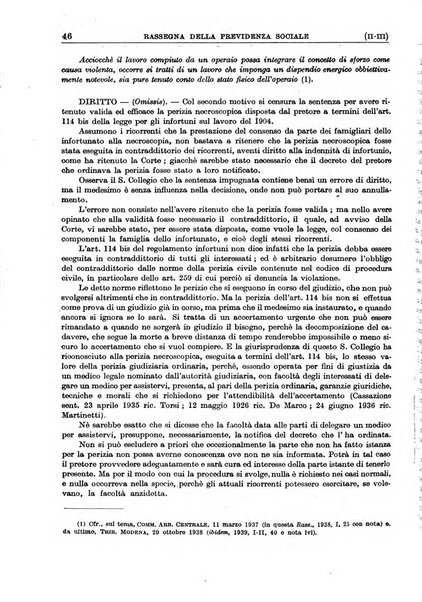 Rassegna della previdenza sociale assicurazioni e legislazione sociale, infortuni e igiene del lavoro