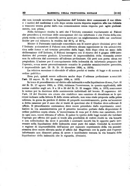 Rassegna della previdenza sociale assicurazioni e legislazione sociale, infortuni e igiene del lavoro