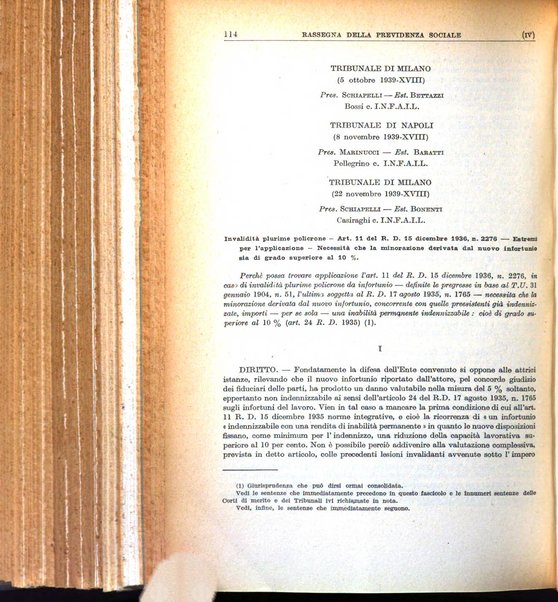 Rassegna della previdenza sociale assicurazioni e legislazione sociale, infortuni e igiene del lavoro