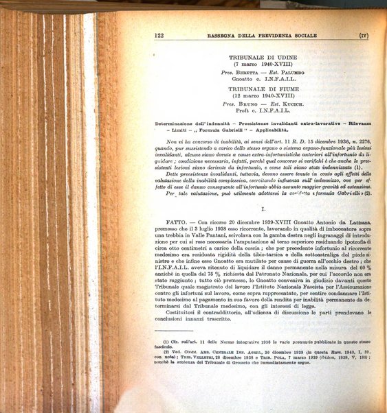 Rassegna della previdenza sociale assicurazioni e legislazione sociale, infortuni e igiene del lavoro