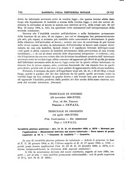 Rassegna della previdenza sociale assicurazioni e legislazione sociale, infortuni e igiene del lavoro