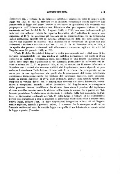 Rassegna della previdenza sociale assicurazioni e legislazione sociale, infortuni e igiene del lavoro