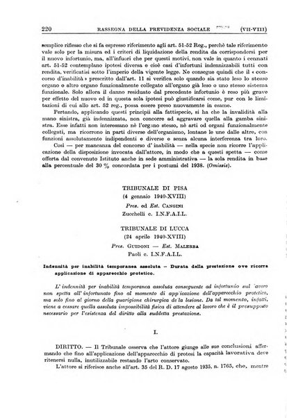 Rassegna della previdenza sociale assicurazioni e legislazione sociale, infortuni e igiene del lavoro