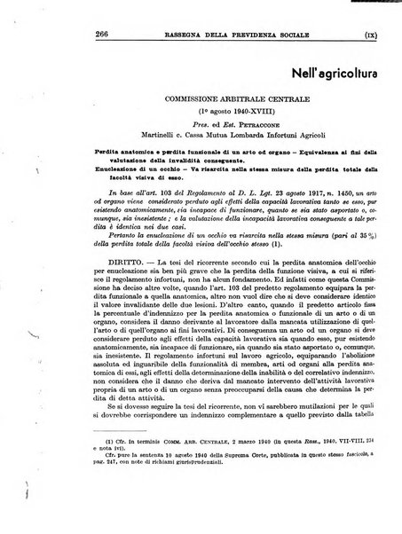 Rassegna della previdenza sociale assicurazioni e legislazione sociale, infortuni e igiene del lavoro