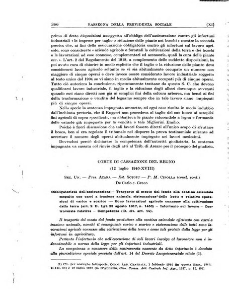 Rassegna della previdenza sociale assicurazioni e legislazione sociale, infortuni e igiene del lavoro