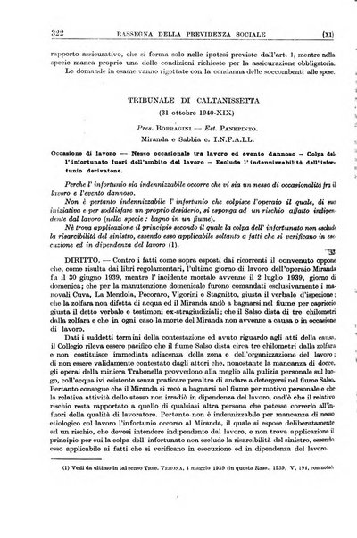 Rassegna della previdenza sociale assicurazioni e legislazione sociale, infortuni e igiene del lavoro