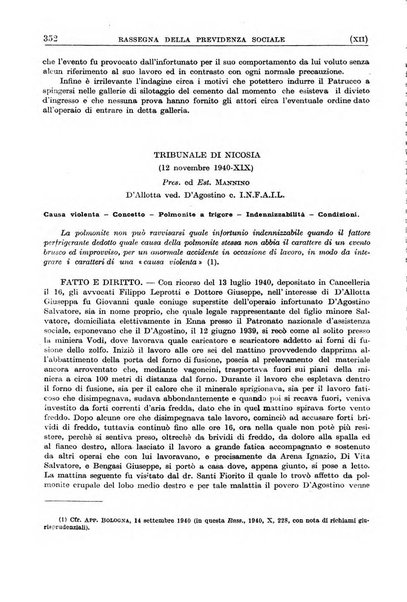 Rassegna della previdenza sociale assicurazioni e legislazione sociale, infortuni e igiene del lavoro