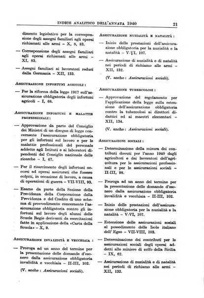 Rassegna della previdenza sociale assicurazioni e legislazione sociale, infortuni e igiene del lavoro