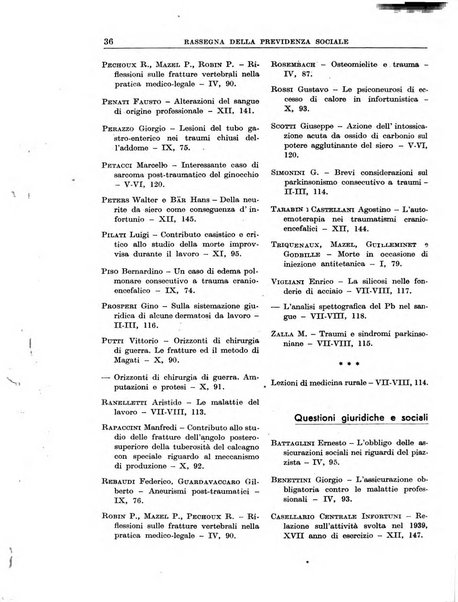 Rassegna della previdenza sociale assicurazioni e legislazione sociale, infortuni e igiene del lavoro