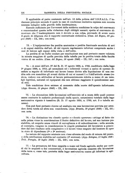 Rassegna della previdenza sociale assicurazioni e legislazione sociale, infortuni e igiene del lavoro