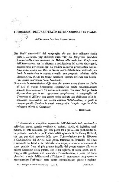 Rassegna di diritto commerciale italiano e straniero raccolta internazionale di dottrina, giurisprudenza e legislazione commerciale comparata