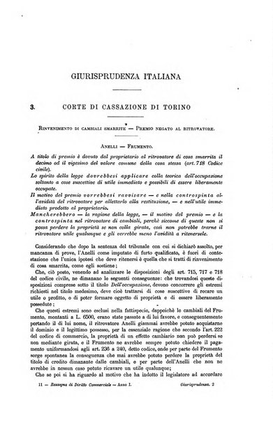 Rassegna di diritto commerciale italiano e straniero raccolta internazionale di dottrina, giurisprudenza e legislazione commerciale comparata