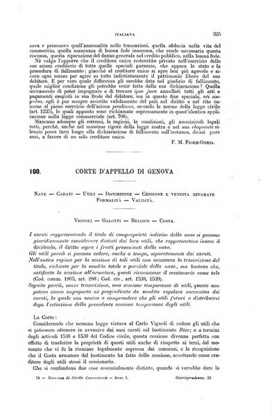 Rassegna di diritto commerciale italiano e straniero raccolta internazionale di dottrina, giurisprudenza e legislazione commerciale comparata