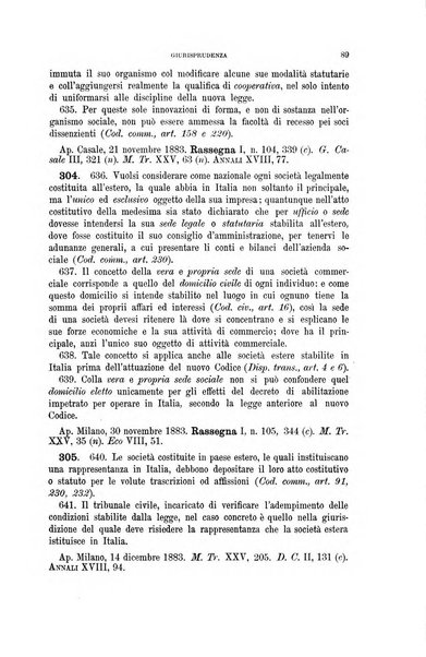 Rassegna di diritto commerciale italiano e straniero raccolta internazionale di dottrina, giurisprudenza e legislazione commerciale comparata