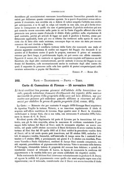 Rassegna di diritto commerciale italiano e straniero raccolta internazionale di dottrina, giurisprudenza e legislazione commerciale comparata