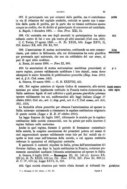 Rassegna di diritto commerciale italiano e straniero raccolta internazionale di dottrina, giurisprudenza e legislazione commerciale comparata