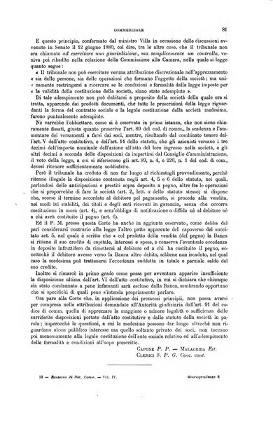 Rassegna di diritto commerciale italiano e straniero raccolta internazionale di dottrina, giurisprudenza e legislazione commerciale comparata