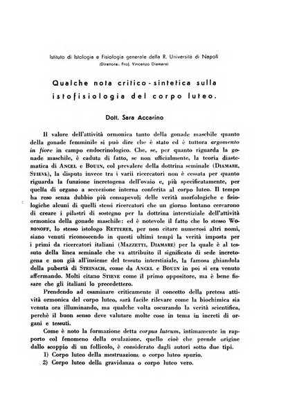 Rassegna di fisiopatologia clinica e terapeutica