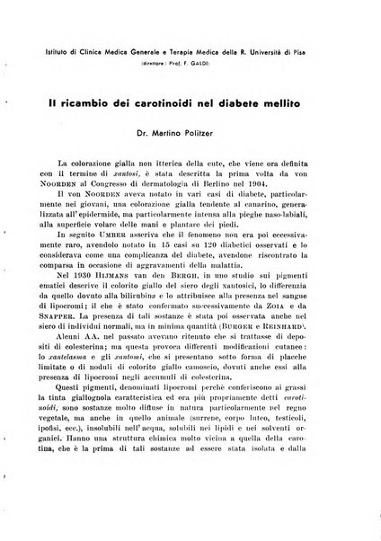 Rassegna di fisiopatologia clinica e terapeutica